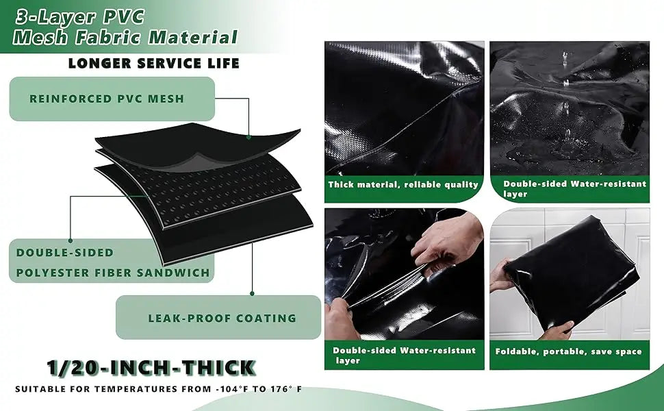 142-Gallon Foldable Water Bladder Storage Tank