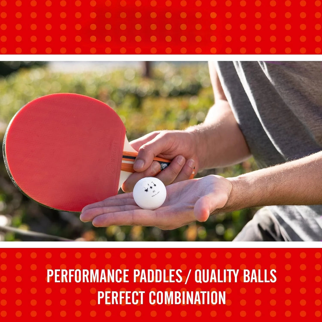 Portable Ping Pong Paddle Set