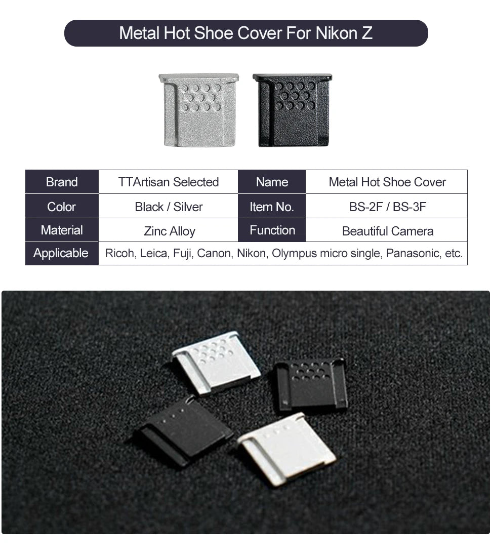 Metal Hot Shoe Cover