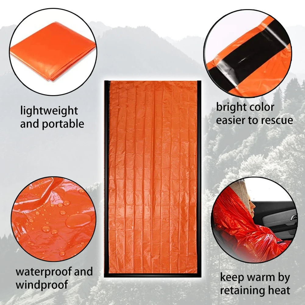 Portable PE Aluminum Sleeping Pad & Survival Blanket