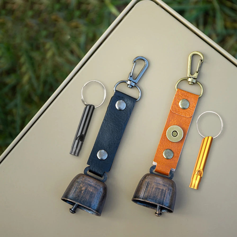 Loud Bear Bell with Emergency Whistle – 2–10 Set