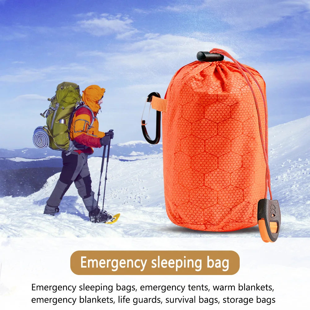 Portable PE Aluminum Sleeping Pad & Survival Blanket