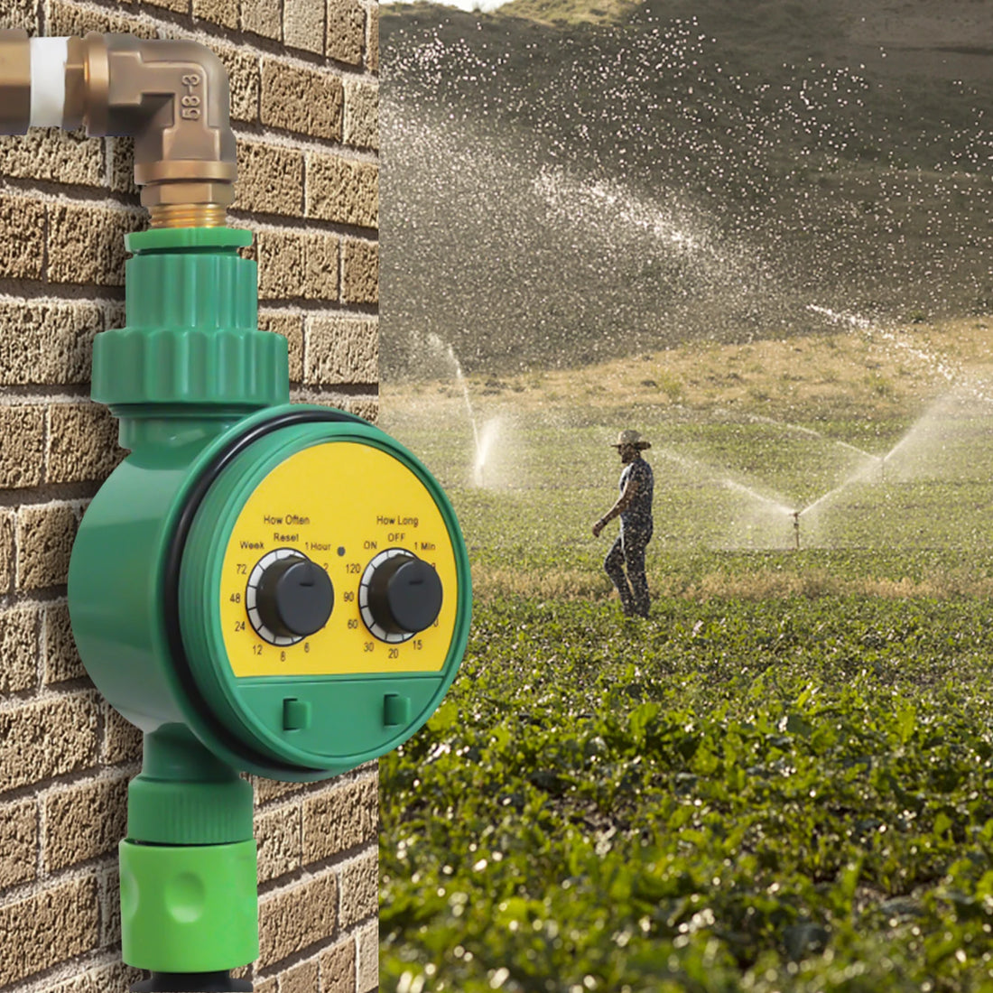 Digital Garden Water Timer – No Pressure Required