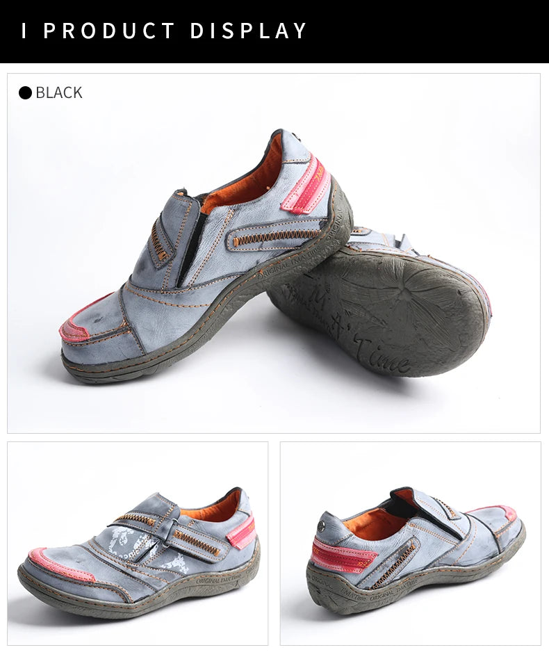 TMA EYES Women’s Leather Casual Shoes