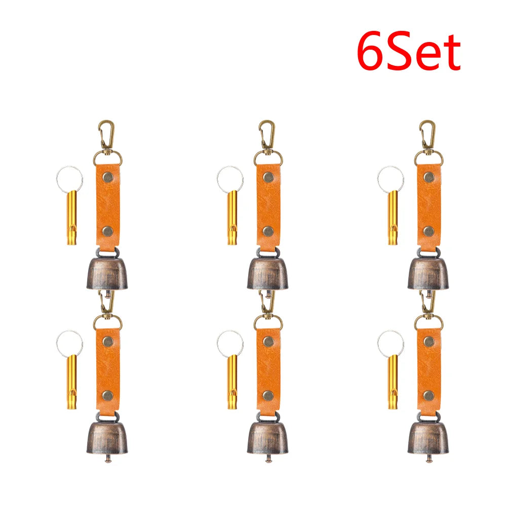 Loud Bear Bell with Emergency Whistle – 2–10 Set