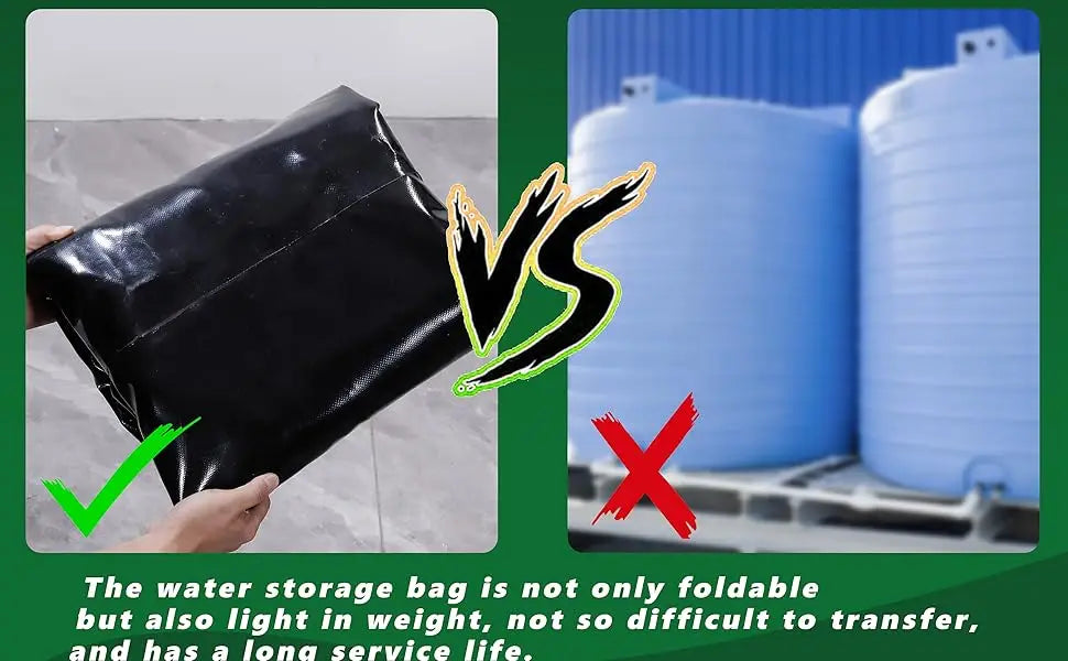 142-Gallon Foldable Water Bladder Storage Tank