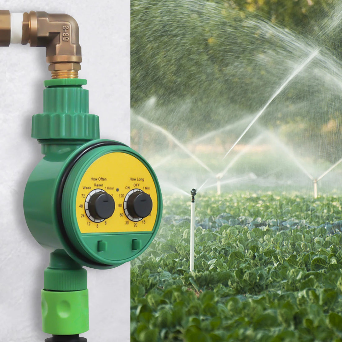 Digital Garden Water Timer – No Pressure Required