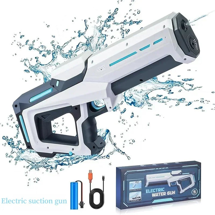Automatic Electric Water Gun – Self-Absorbing for Kids & Adults