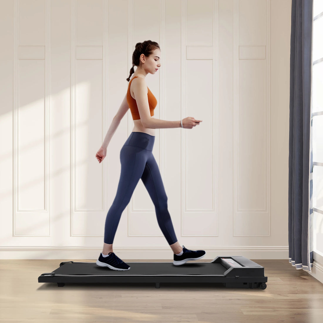 2-in-1 Under Desk Walking Treadmill