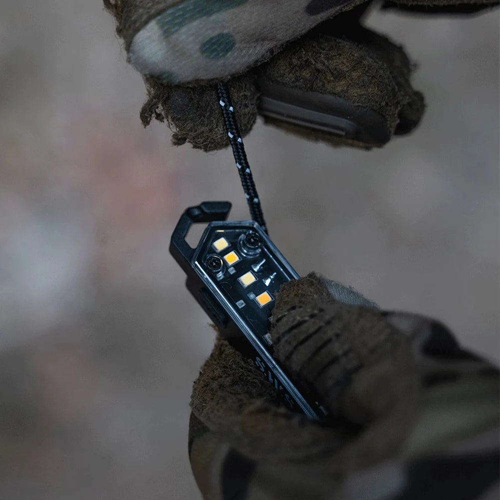 Type-C Rechargeable Tent String Light with Warning Mode