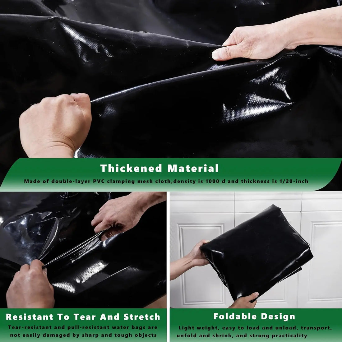 142-Gallon Foldable Water Bladder Storage Tank