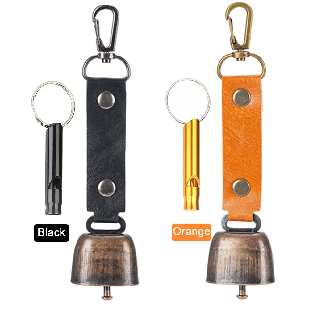 Loud Bear Bell with Emergency Whistle – 2–10 Set