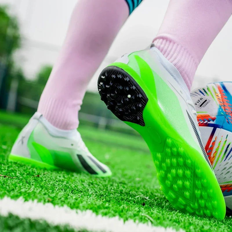 Men’s & Youth Soccer Shoes – AG/TF Football Boots for Kids & Adults, Comfortable Training Cleats