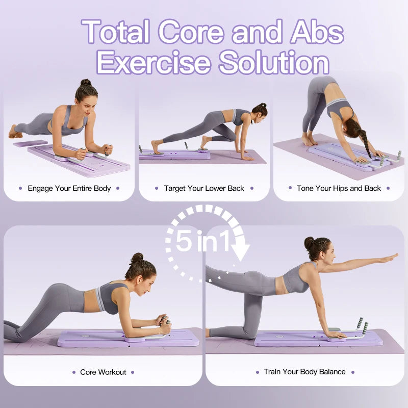 Umay Multifunctional Ab Exercise Board – Home Pilates Reformer for Core & Ab Strength Training