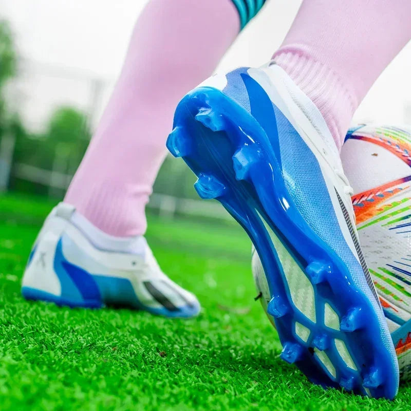 Men’s & Youth Soccer Shoes – AG/TF Football Boots for Kids & Adults, Comfortable Training Cleats