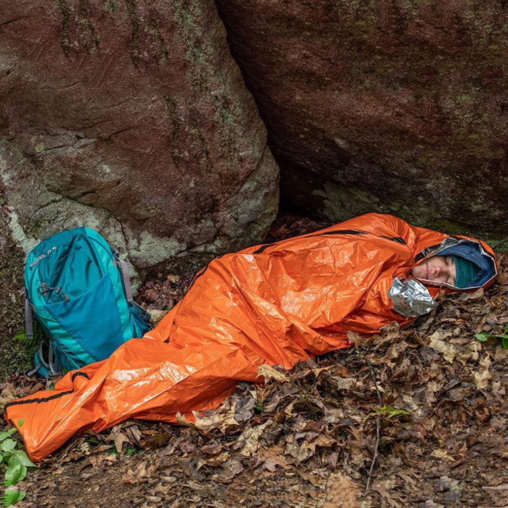 Portable PE Aluminum Sleeping Pad & Survival Blanket