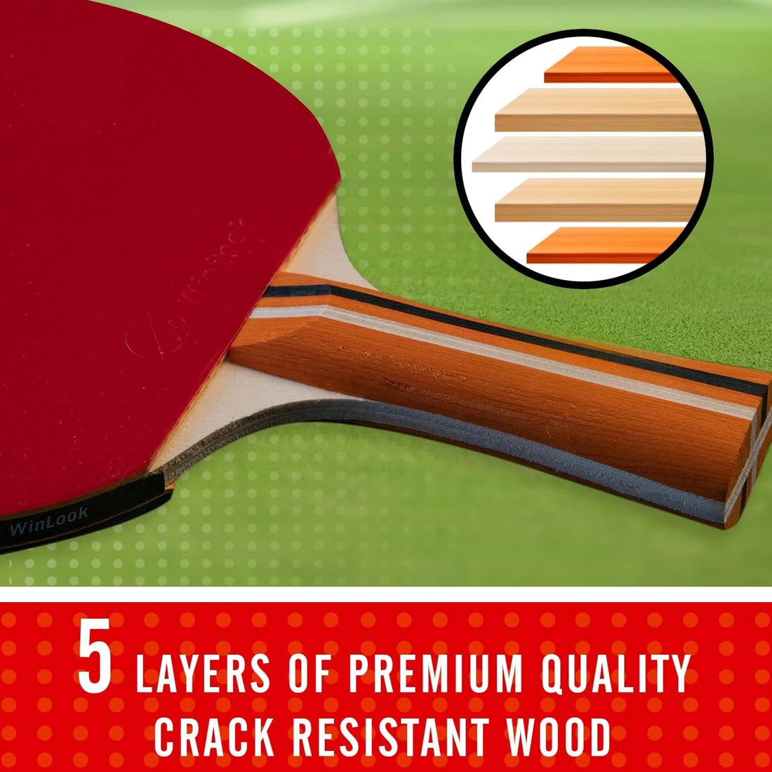 Portable Ping Pong Paddle Set