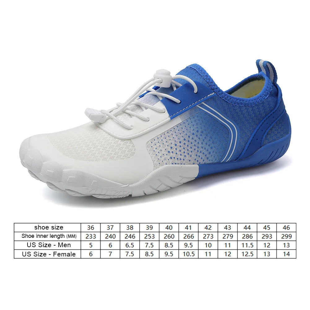 Water Shoes Upstream Aqua Shoes Qiuck Drying Sports Trainning Sneakers Non-Slip Lightweight Hiking Shoes Beach Swimming Footwear