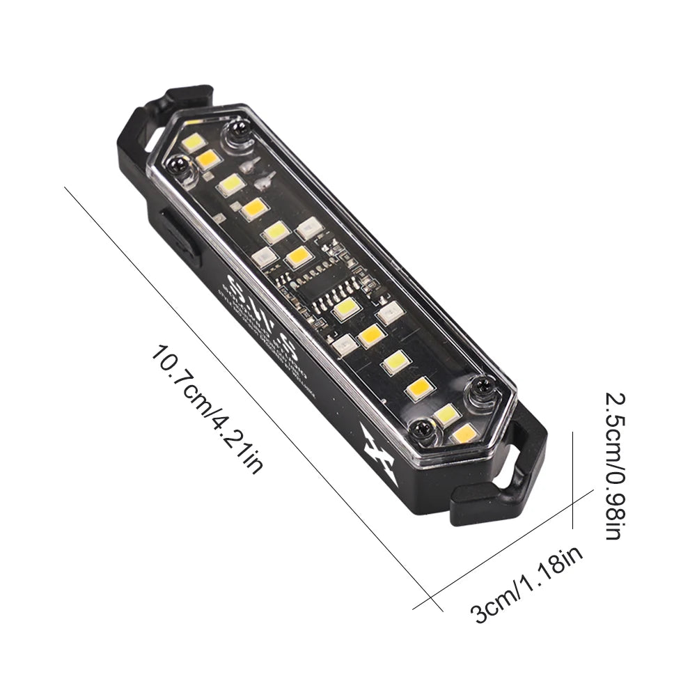 Type-C Rechargeable Tent String Light with Warning Mode
