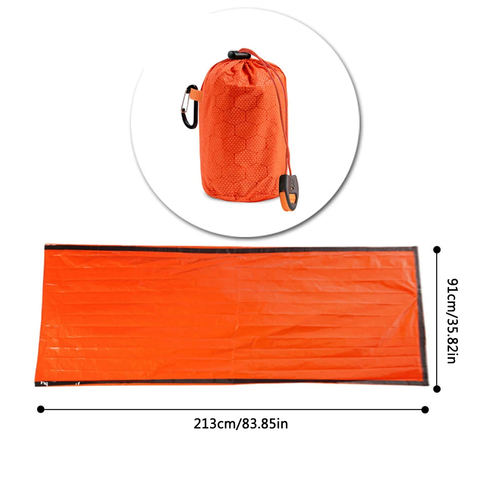 Portable Thermal Survival Blanket Sleeping Bag