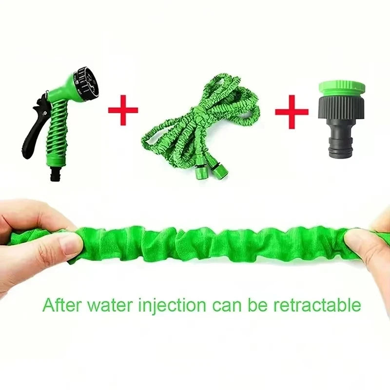 7-Function Water Spray Gun with Expandable Hose