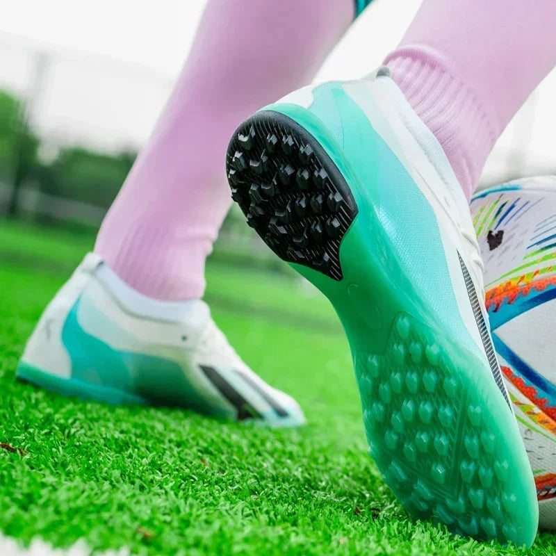 Men’s & Youth Soccer Shoes – AG/TF Football Boots for Kids & Adults, Comfortable Training Cleats