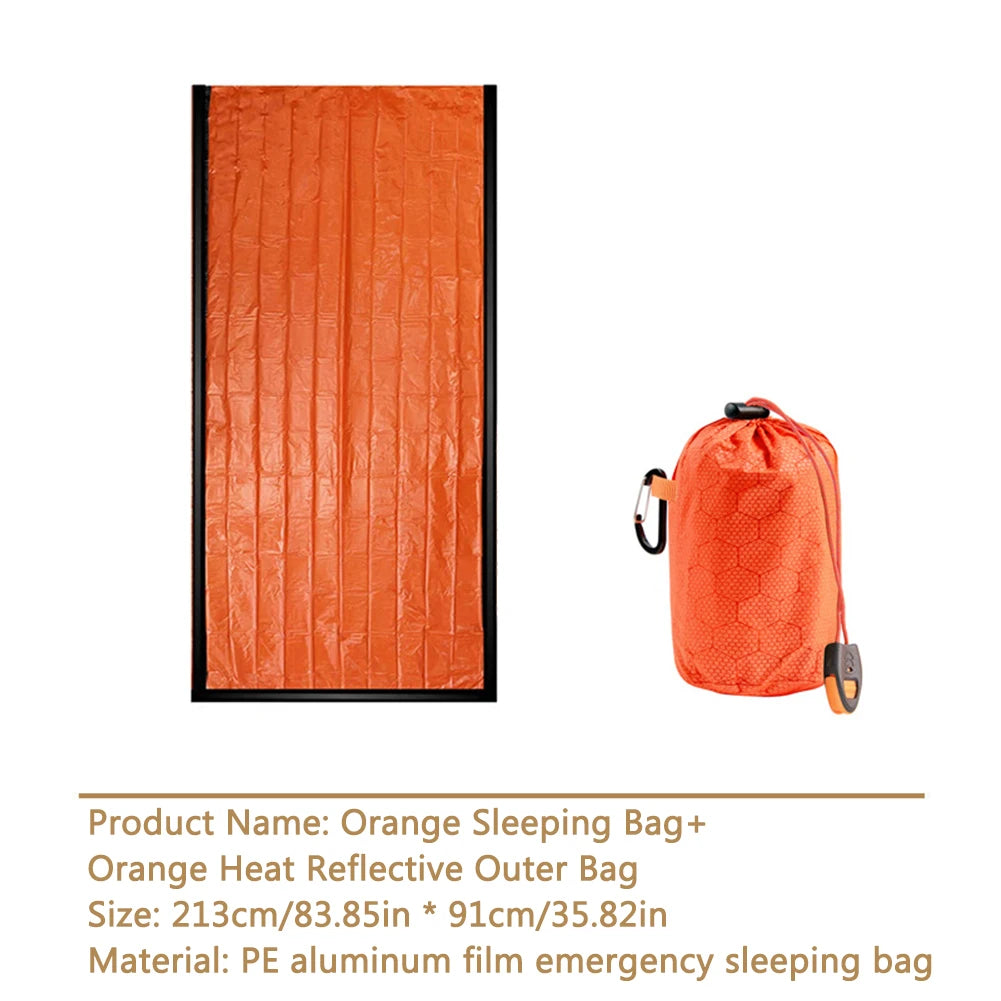Portable Thermal Survival Blanket Sleeping Bag