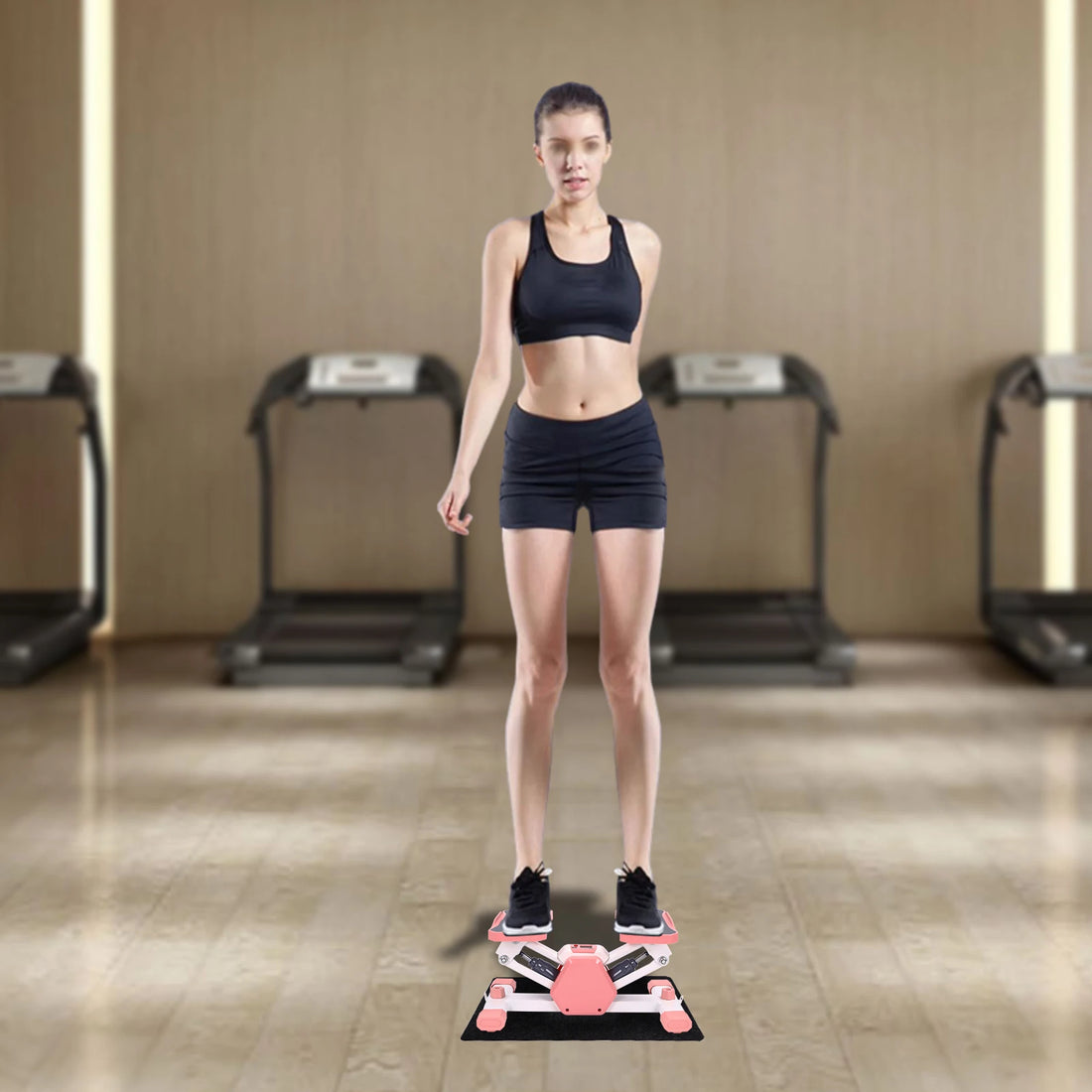 Mini Twist Stepper with Resistance Bands