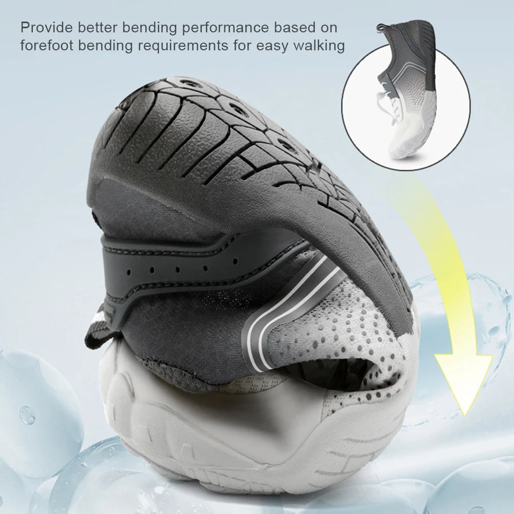 Water Shoes Upstream Aqua Shoes Qiuck Drying Sports Trainning Sneakers Non-Slip Lightweight Hiking Shoes Beach Swimming Footwear