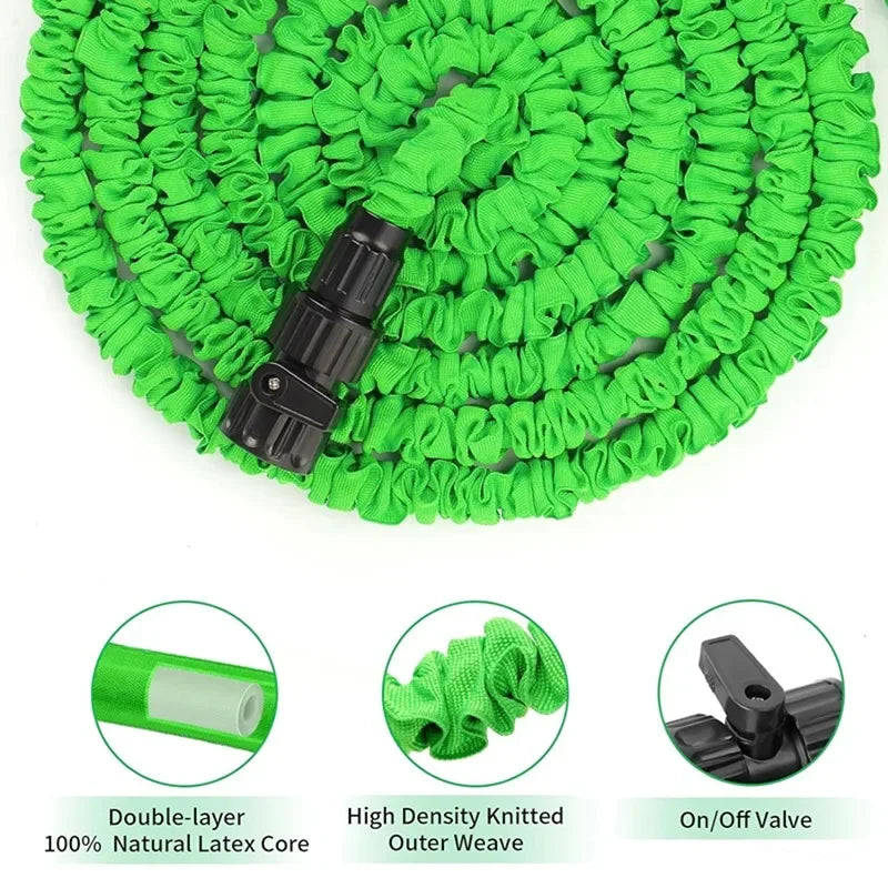 7-Function Water Spray Gun with Expandable Hose