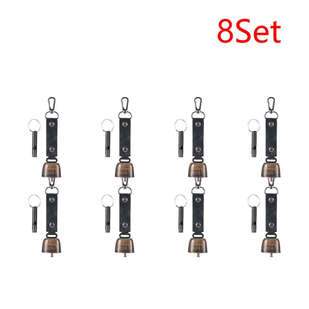 Loud Bear Bell with Emergency Whistle – 2–10 Set