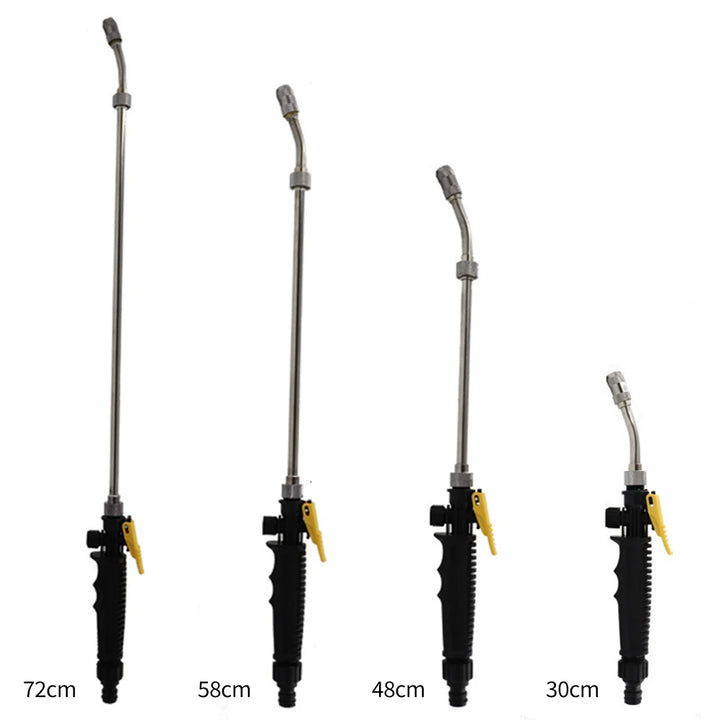 High-Pressure Metal Water Spray Nozzle – Power Washer Wand for Car, Garden & Outdoor Cleaning
