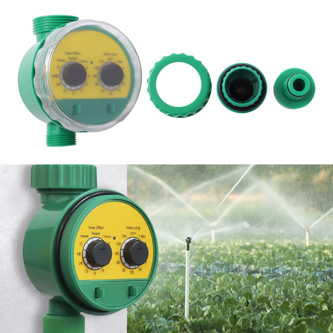 Digital Garden Water Timer – No Pressure Required