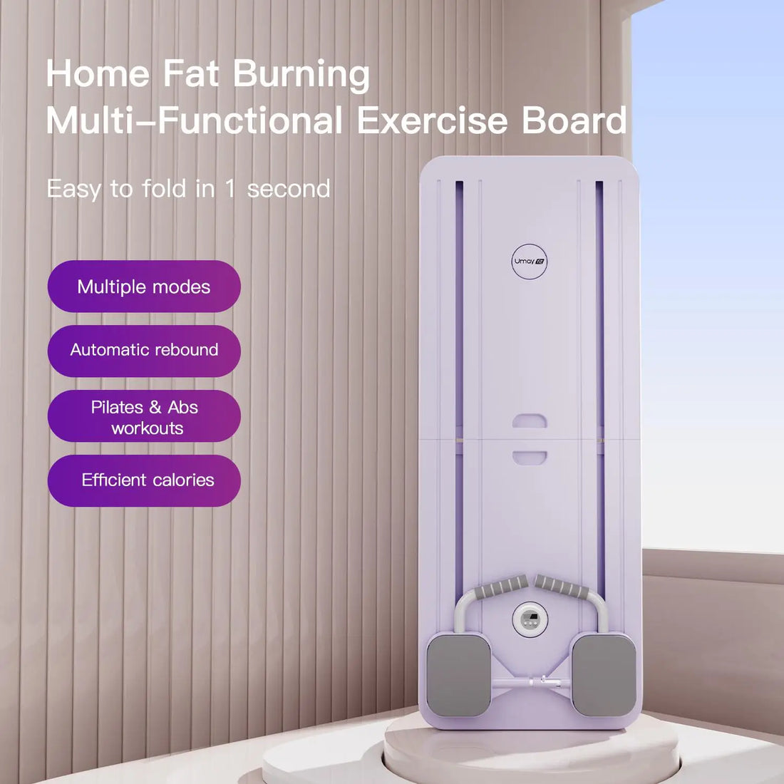 Umay Multifunctional Ab Exercise Board – Home Pilates Reformer for Core & Ab Strength Training