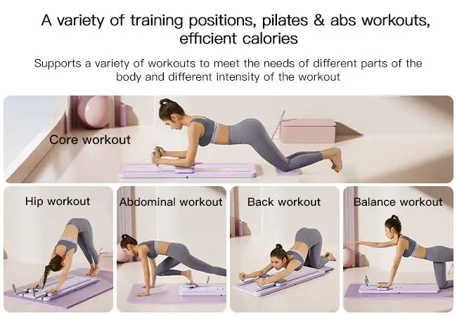 Umay Multifunctional Ab Exercise Board – Home Pilates Reformer for Core & Ab Strength Training