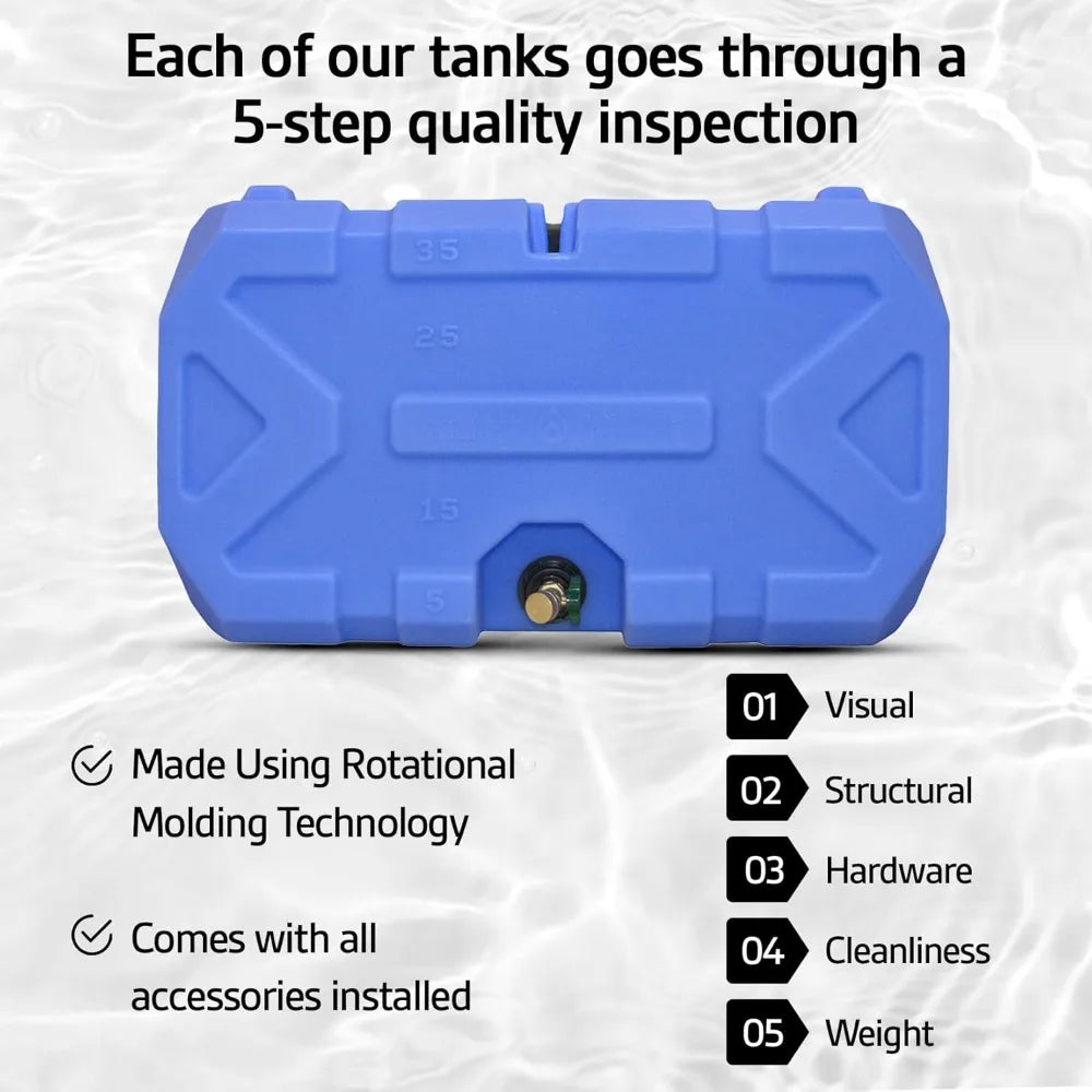 Exodus 35-Gallon Stackable Emergency Water Storage Tank