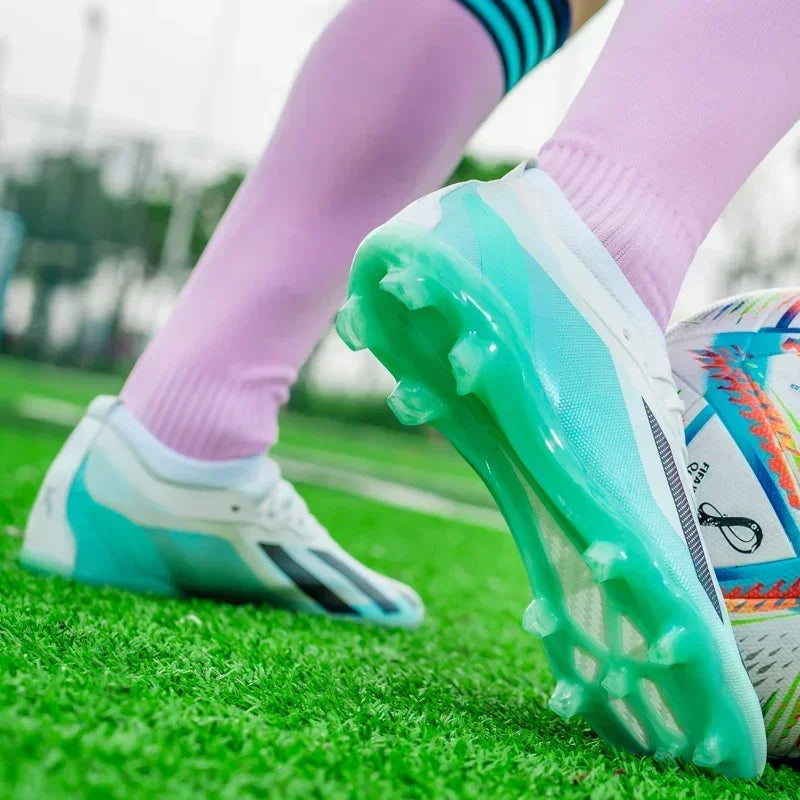 Men’s & Youth Soccer Shoes – AG/TF Football Boots for Kids & Adults, Comfortable Training Cleats